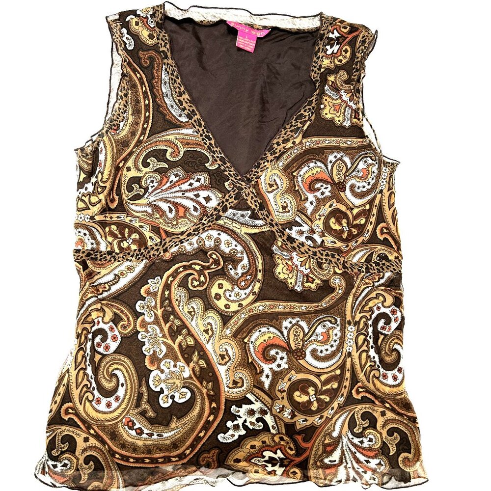 Sunny Leigh Sleeveless Blouse Top